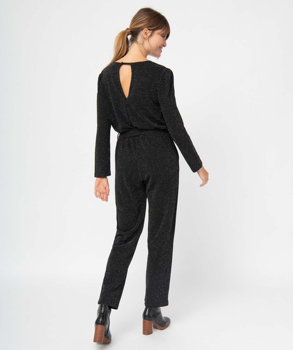 Combinaison pantalon femme en maille pailletée vue3 - GEMO(FEMME PAP) - GEMO