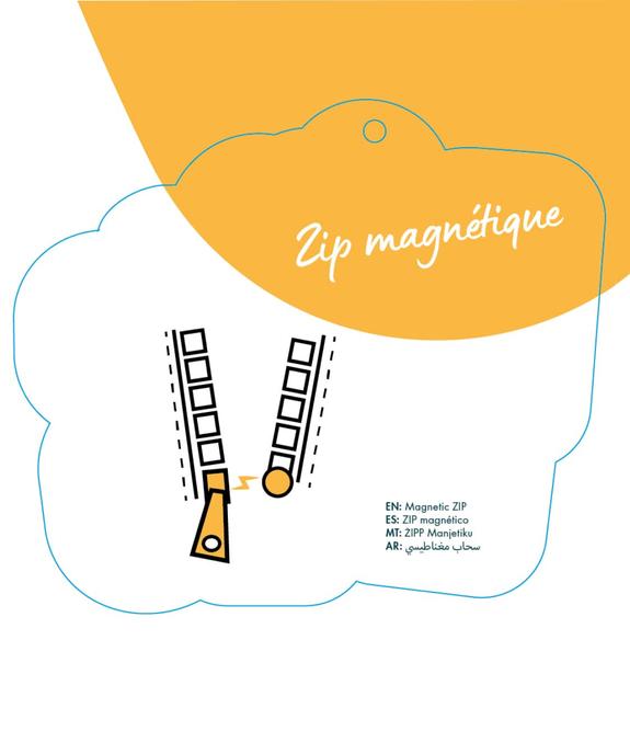 Sweat à capuche fermeture zippée aimantée bébé fille vue7 - GEMO 4G BEBE - GEMO