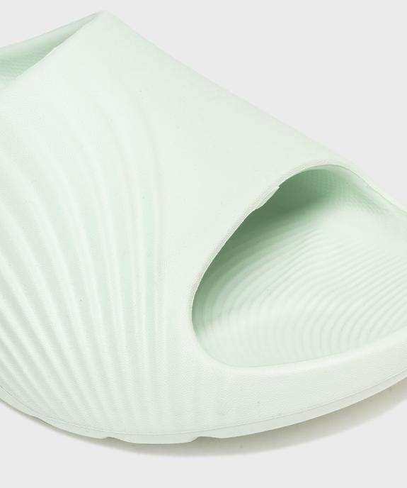 Mules de piscine moulées et unies femme vue6 - GEMO (PLAGE) - GEMO