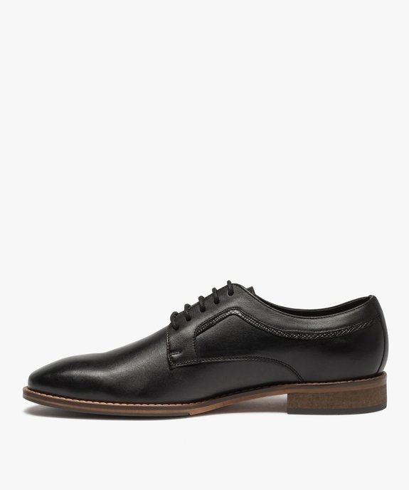 Derbies femme à bride à boucle et semelle crantée vue3 - GEMO(URBAIN) - GEMO