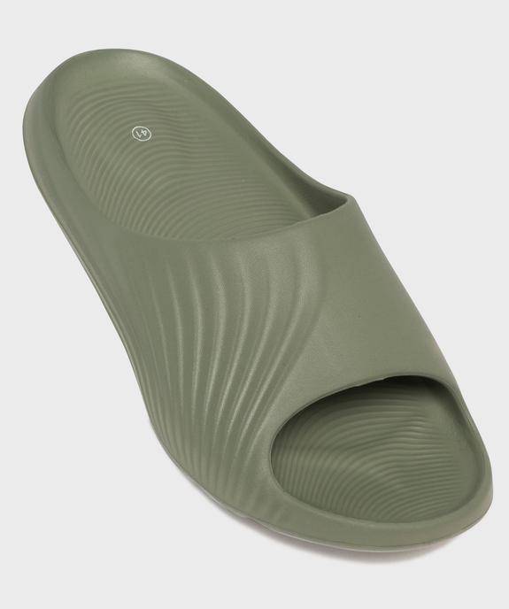 Mules de piscine moulées et unies homme vue5 - GEMO (PLAGE) - GEMO