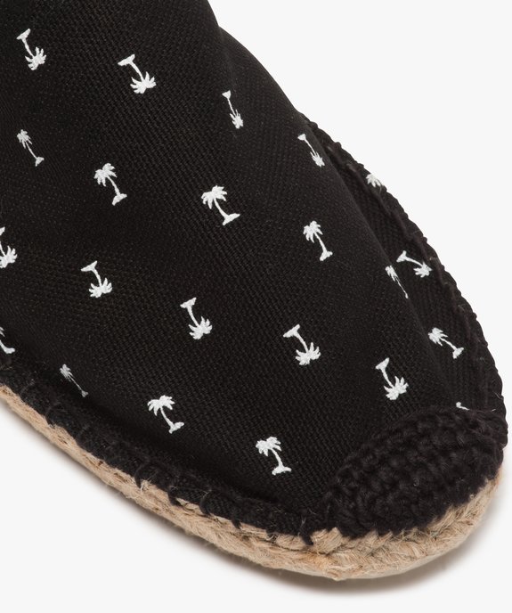 Espadrilles homme en coton bio imprimé palmiers - Mieux vue6 - GEMO 4G HOMME - GEMO