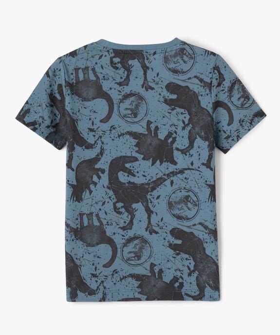 Tee-shirt manches courtes imprimé garçon - Jurassic World vue3 - JURASSIC WORLD - GEMO