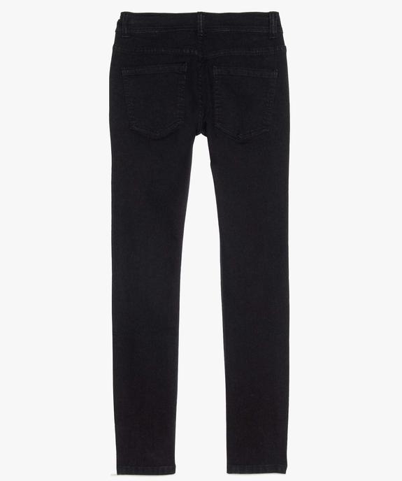 Jean coupe skinny 5 poches garçon vue4 - GEMO 4G GARCON - GEMO