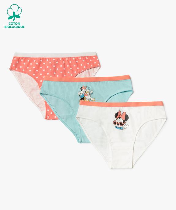 Culotte fille motif Minnie (lot de 3) - Disney vue1 - DISNEY DTR - GEMO