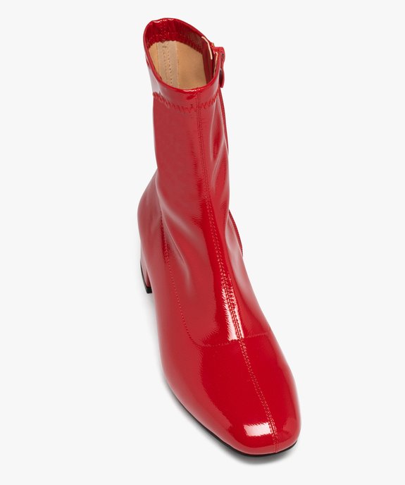 Boots chaussettes à tige souple femme vue5 - GEMO (CASUAL) - GEMO