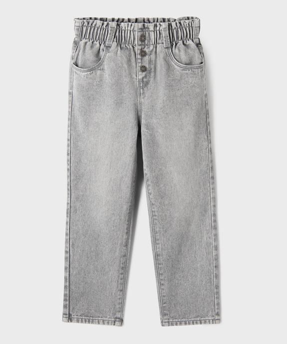 Jean slouchy à taille haute ajustable fille vue6 - GEMO (ENFANT) - GEMO