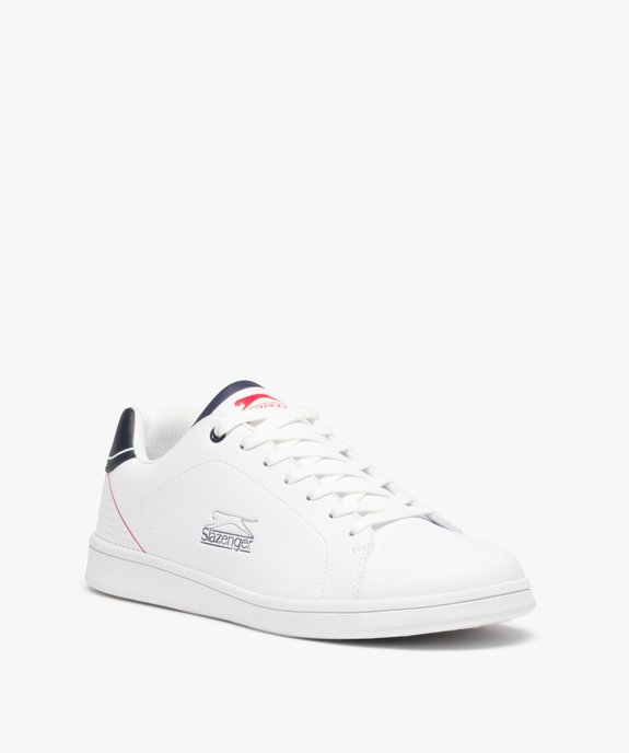 Baskets homme unies à détails contrastés – Slazenger Harlow vue2 - SLAZENGER - GEMO