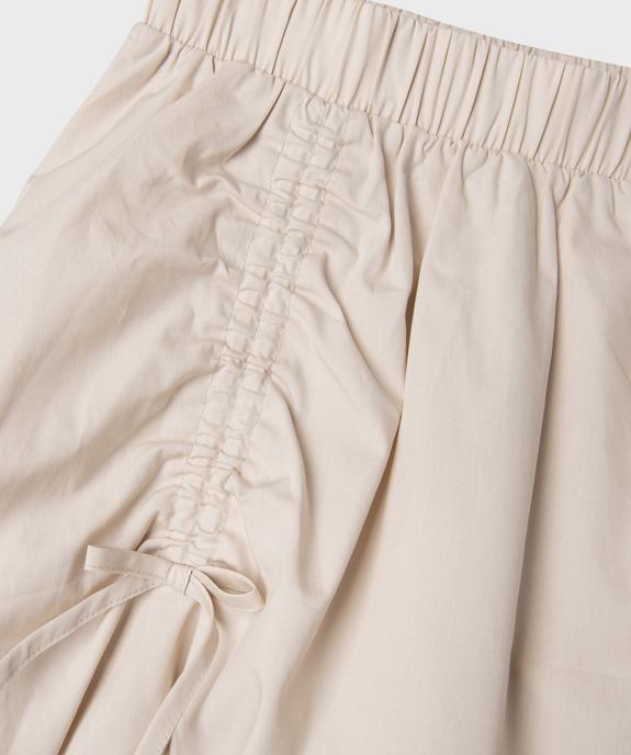 Jupe courte bouffante à taille élastiquée fille vue2 - GEMO (JUNIOR) - GEMO