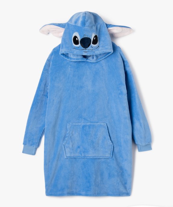 Chemise de nuit à capuche Stitch fille - Disney vue1 - LILO & STITCH - GEMO