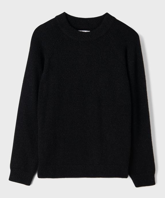 Pull col rond en maille douillette fille vue1 - GEMO (JUNIOR) - GEMO