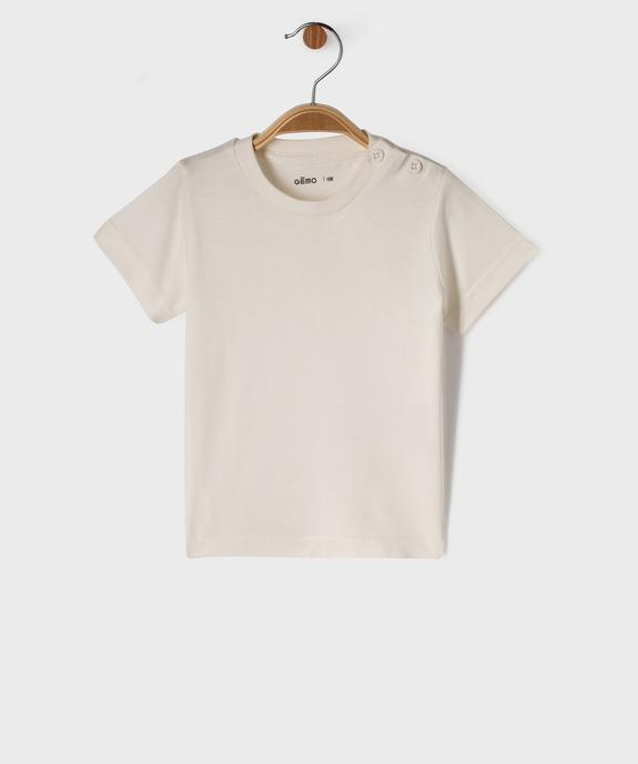 Ensemble 2 pièces chemise et tee-shirt bébé garçon vue3 - GEMO(BEBE DEBT) - GEMO