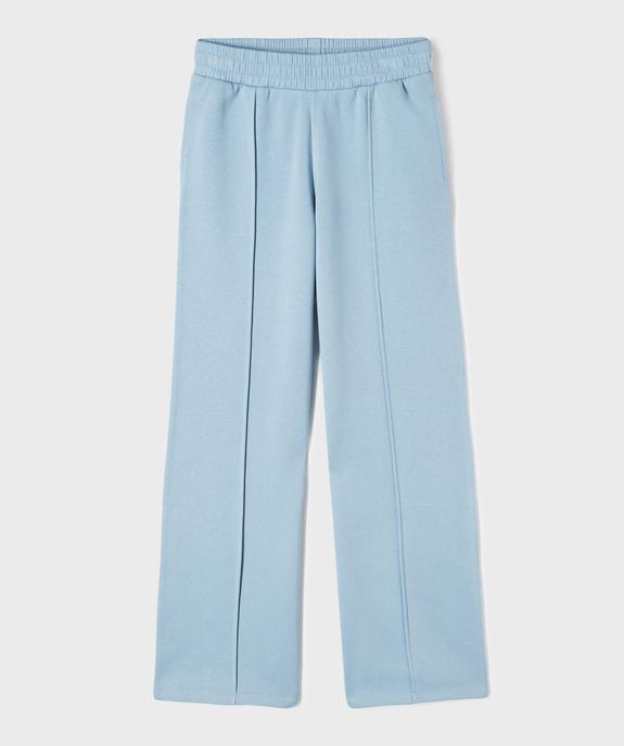 Pantalon de jogging coupe large taille élastique fille vue1 - GEMO 4G FILLE - GEMO
