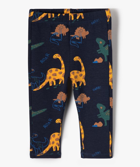 Legging en molleton imprimé bébé garçon vue1 - GEMO(BEBE DEBT) - GEMO