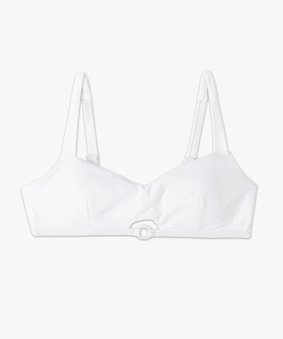 Haut de maillot de bain femme forme brassière  vue4 - GEMO 4G FEMME - GEMO
