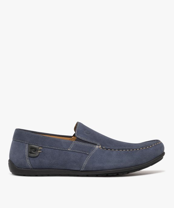 Mocassins en cuir suédé à semelle souple homme - Pierre Cardin vue2 - PIERRE CARDIN DIFFUSION - GEMO