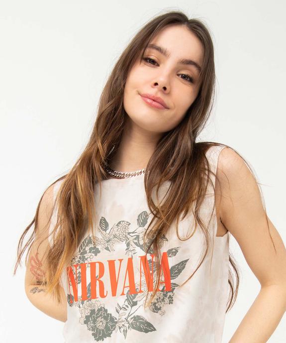 Débardeur femme à large motif - Nirvana vue2 - NIRVANA - GEMO