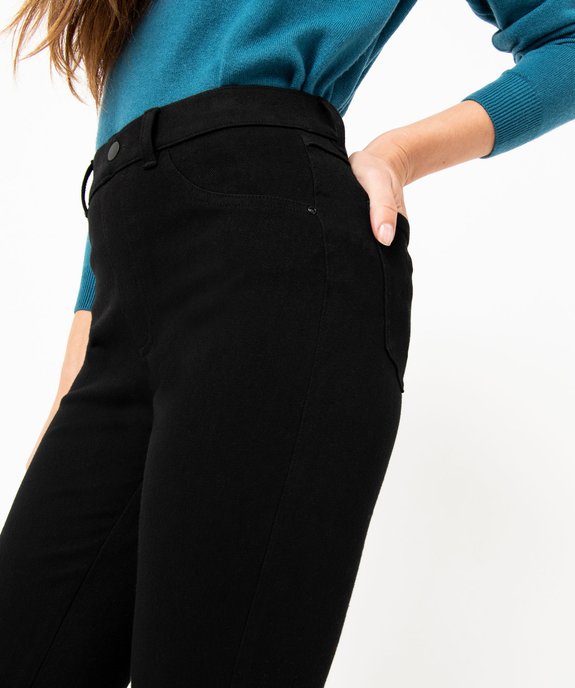 Jegging taille haute uni femme vue2 - GEMO 4G FEMME - GEMO