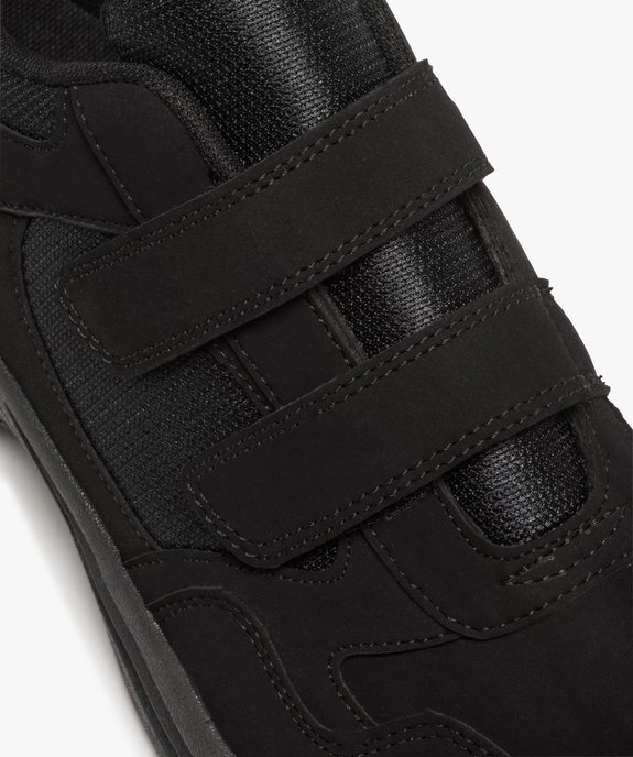 Baskets homme bimatières à scratch spécial pied large vue6 - GEMO (SPORTSWR) - GEMO