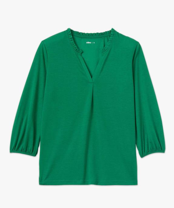 Tee-shirt femme à manches 3/4 vue4 - GEMO 4G FEMME - GEMO