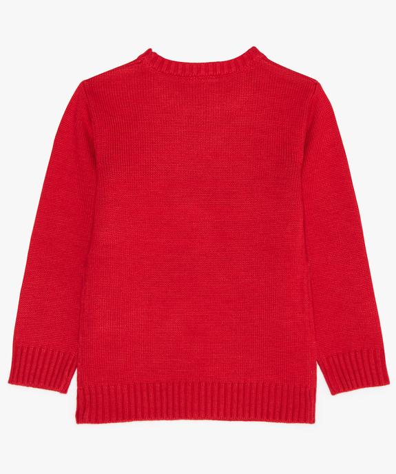 Pull de Noël garçon avec motif Mickey - Disney vue2 - MICKEY - GEMO