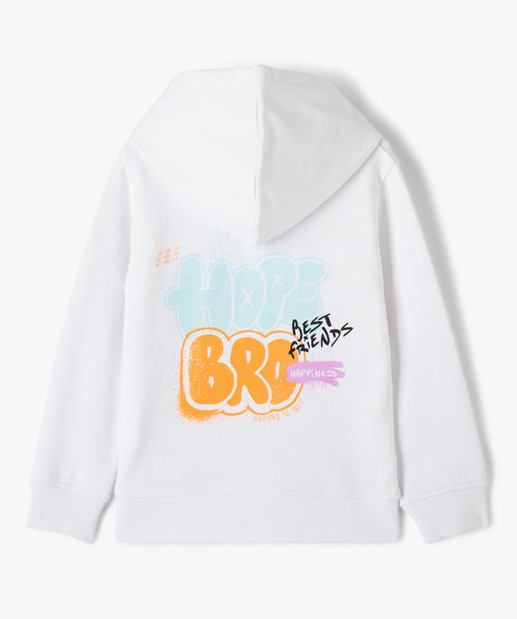 Sweat garçon à capuche avec imprimé au dos vue1 - GEMO (ENFANT) - GEMO
