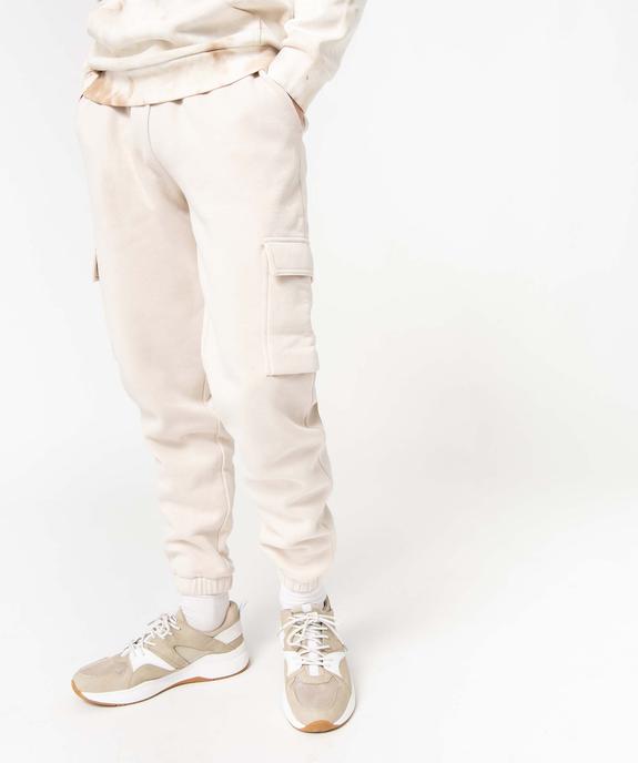 Pantalon de jogging homme molletonné vue1 - GEMO (HOMME) - GEMO