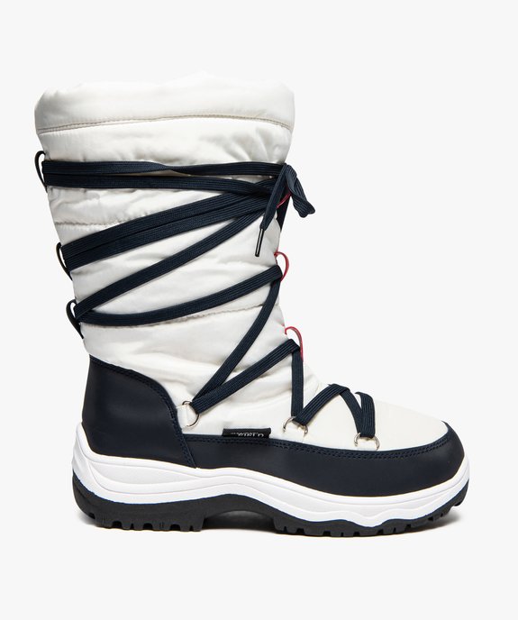 Après-ski femme avec lacets fantaisie vue1 - GEMO (EQUIPT) - GEMO