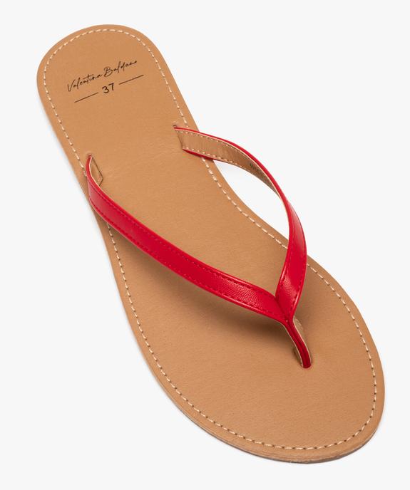 Tongs femme à petit talon plat et lanières fines - Valentina Baldano vue5 - VALENTINA BALDA - GEMO