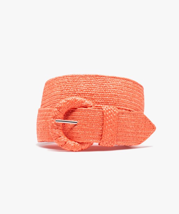 Ceinture femme fantaisie en élastique tressé vue1 - GEMO (ACCESS) - GEMO