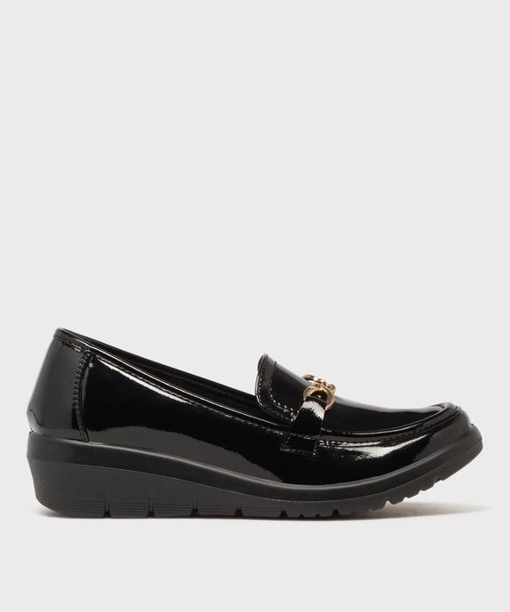 Mocassins vernis à talon compensé souples et légers gamme confort femme - g'flex vue1 - G'FLEX - GEMO