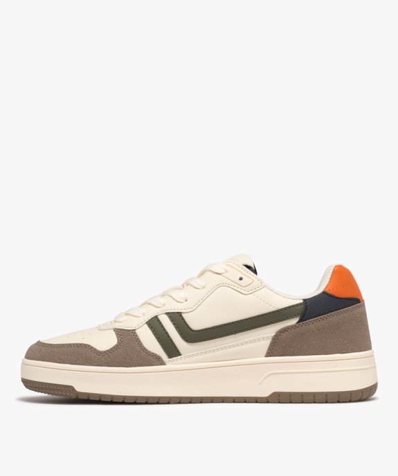 Baskets avec empiècements colorés homme - Ellesse vue3 - ELLESSE - GEMO