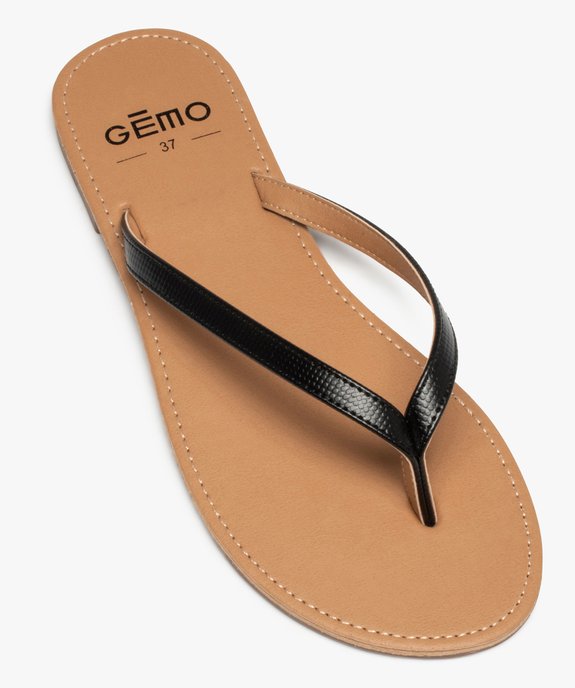 Tongs femme à petit talon plat et lanières fines - Valentina Baldano vue5 - VALENTINA BALDA - GEMO