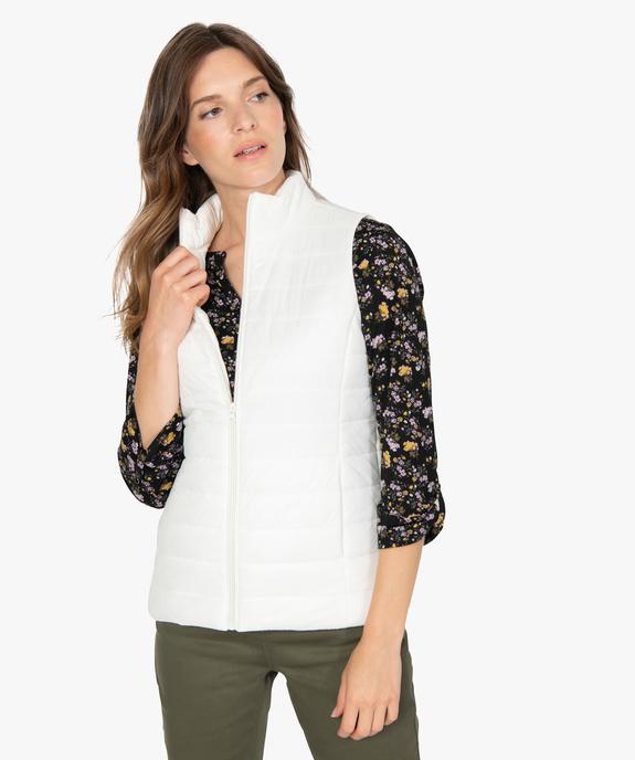 Blouson femme matelassé sans manches vue1 - GEMO(FEMME PAP) - GEMO