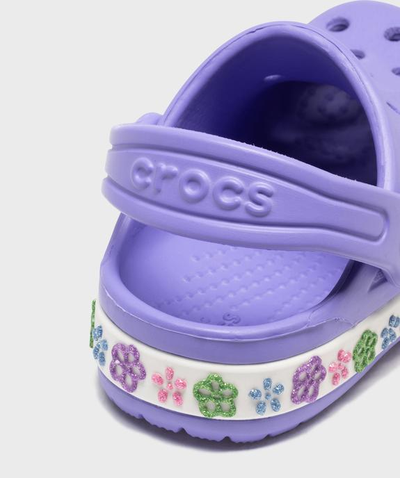 Sabots souples fille Baya Band Flowers - Crocs vue6 - CROCS - GEMO