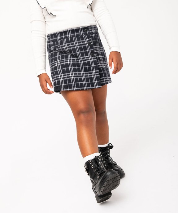 Short jupe à carreaux fille vue1 - GEMO (ENFANT) - GEMO