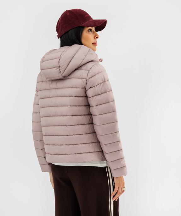 Doudoune légère à capuche femme vue3 - GEMO 4G FEMME - GEMO