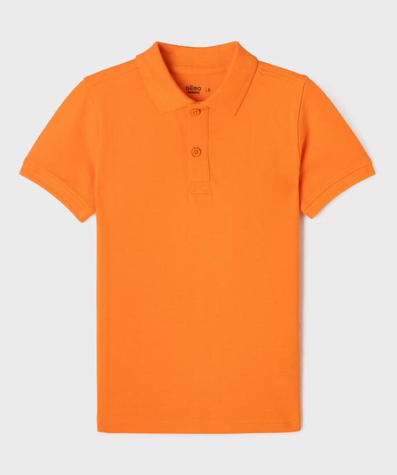 Polo classique manches courtes garçon vue4 - GEMO (ENFANT) - GEMO