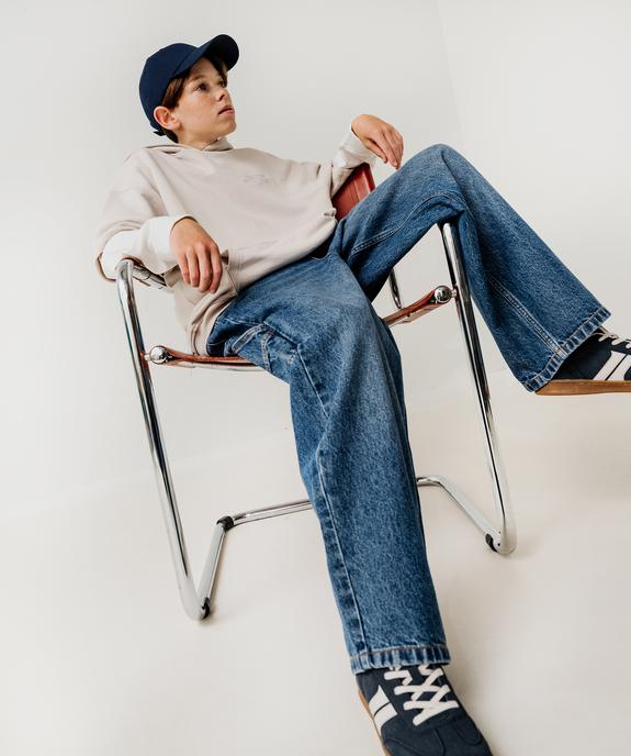 Sweat à manches courtes et capuche garçon vue5 - GEMO 4G GARCON - GEMO