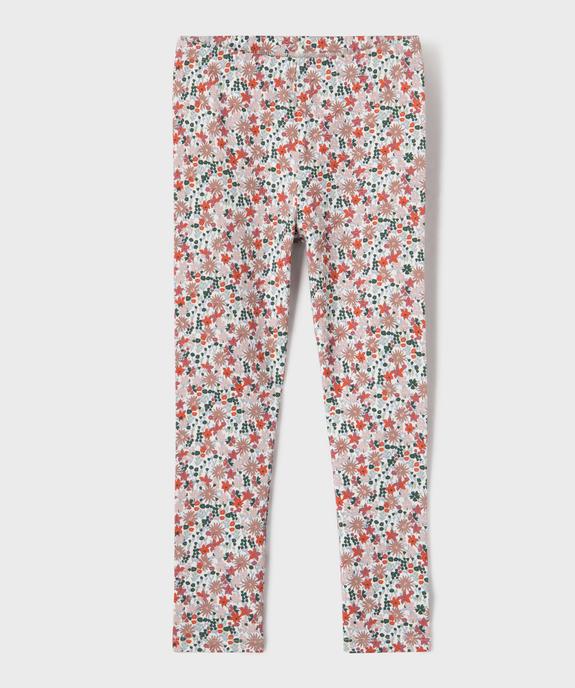 Legging imprimé avec taille élastique fille vue1 - GEMO (ENFANT) - GEMO