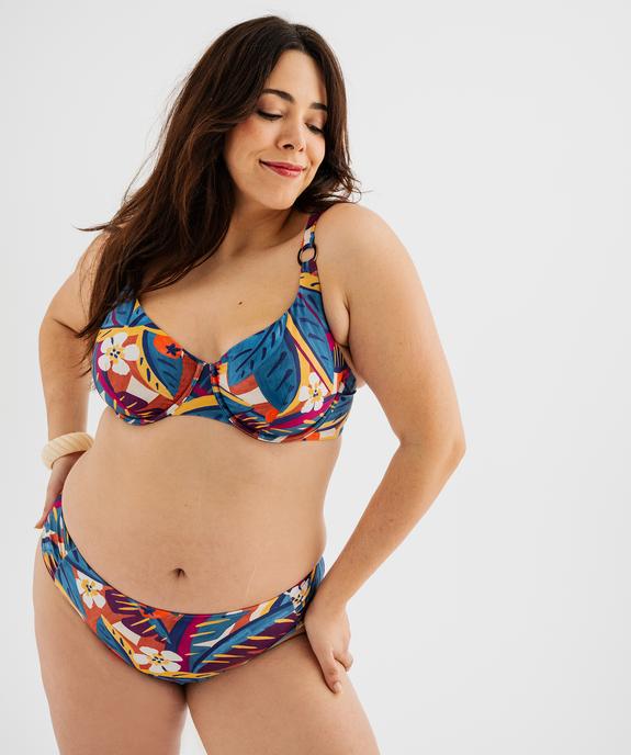Bas de maillot de bain imprimé femme grande taille vue3 - GEMO (PLAGE) - GEMO