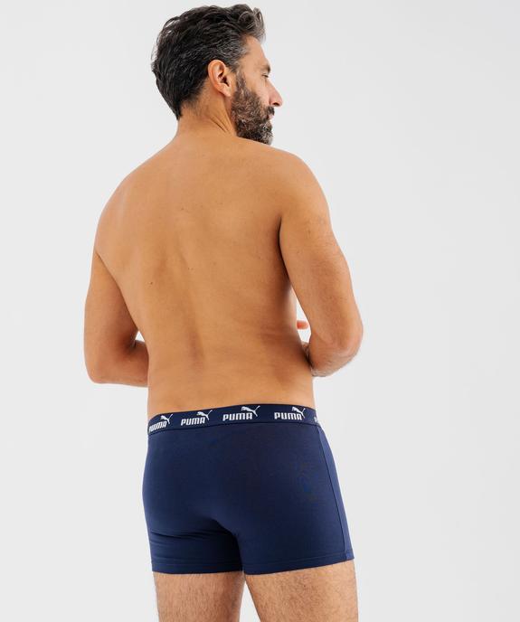 Boxer en coton stretch à ceinture confortable homme - Puma (lot de 2) vue2 - PUMA - GEMO