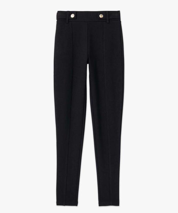 Leggings femme en maille Milano avec ceinture fantaisie vue4 - GEMO(FEMME PAP) - GEMO