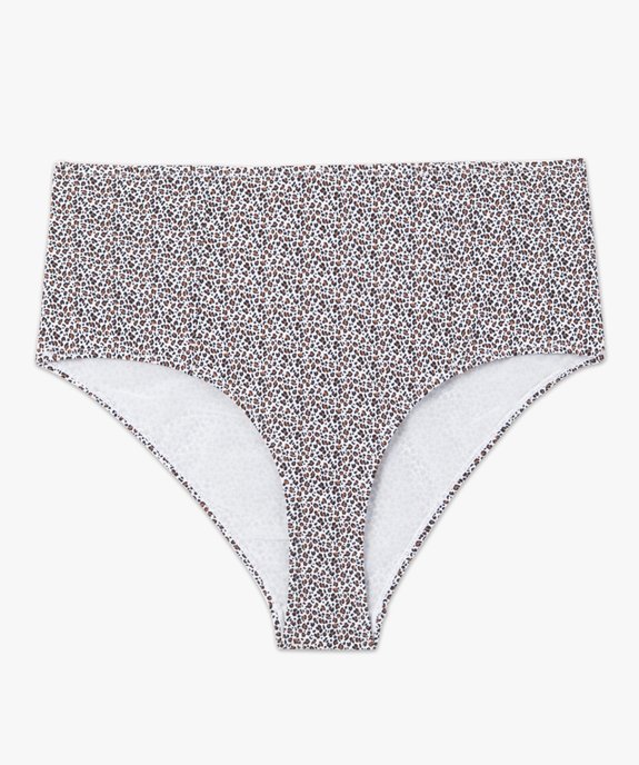 Bas de maillot de bain femme grande taille avec taille haute vue4 - GEMO (PLAGE) - GEMO