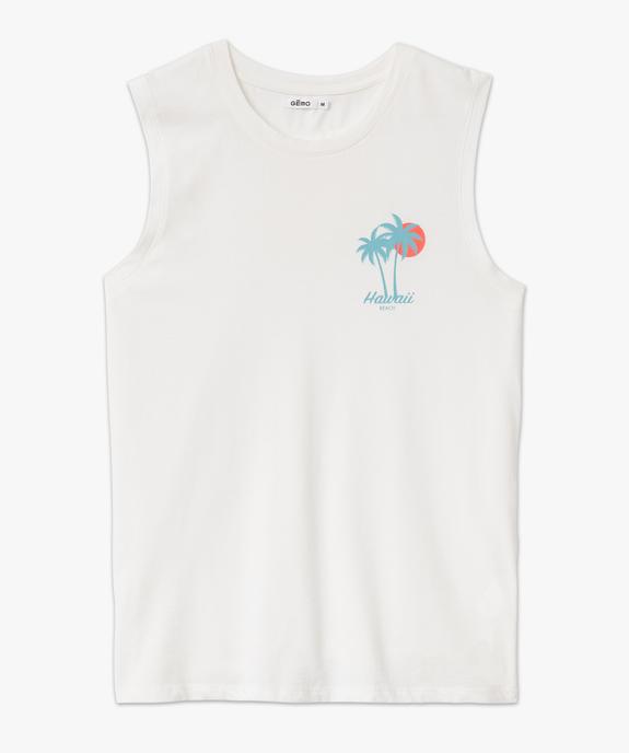 Débardeur large en coton homme vue4 - GEMO (HOMME) - GEMO