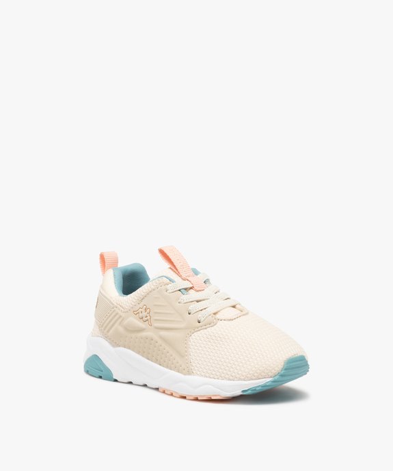 Baskets fille en mesh à lacets élastiques - Kappa San Puerto vue2 - KAPPA - GEMO