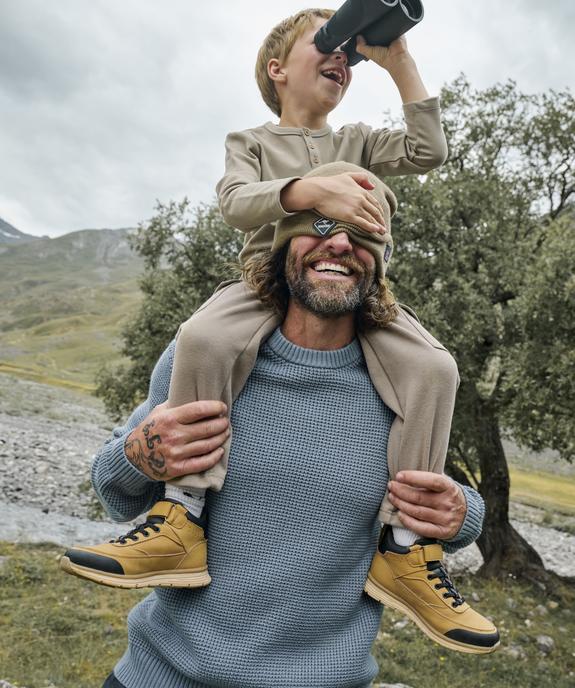 Pull en maille fantaisie à col rond homme vue1 - GEMO (HOMME) - GEMO