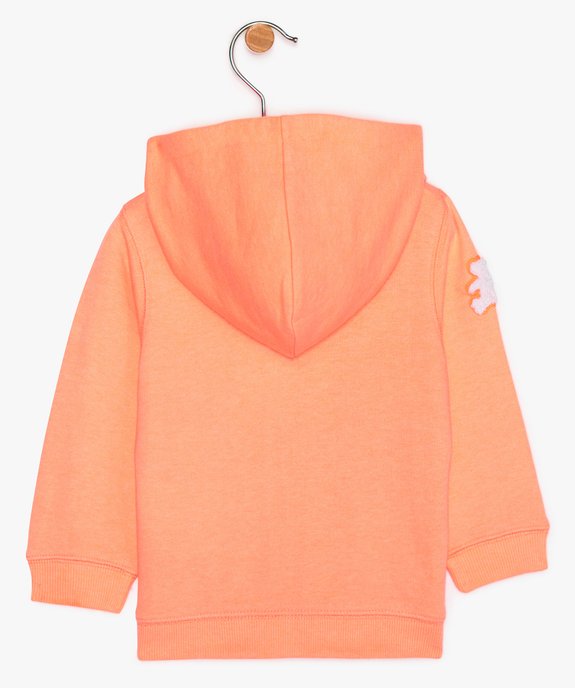 Sweat bébé garçon zippé à capuche - Lulu Castagnette vue2 - LULUCASTAGNETTE - GEMO