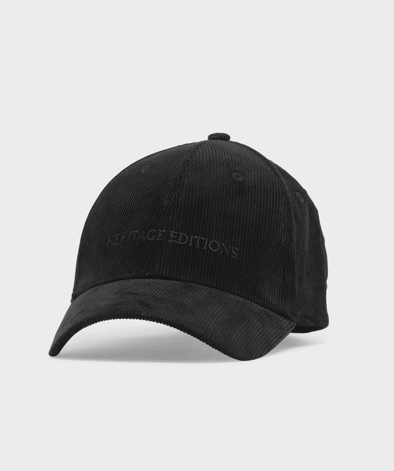 Casquette baseball en velours côtelée femme vue1 - GEMO (ACCESS) - GEMO