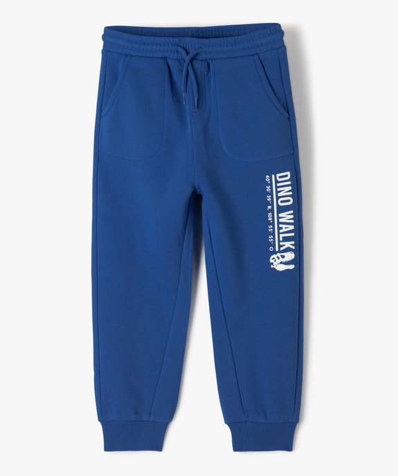 Pantalon de jogging garçon en molleton chaud vue1 - GEMO (ENFANT) - GEMO
